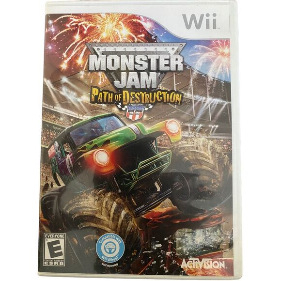 Wii Monster Jam: Path of Destruction Video Game - Picture 2 of 4